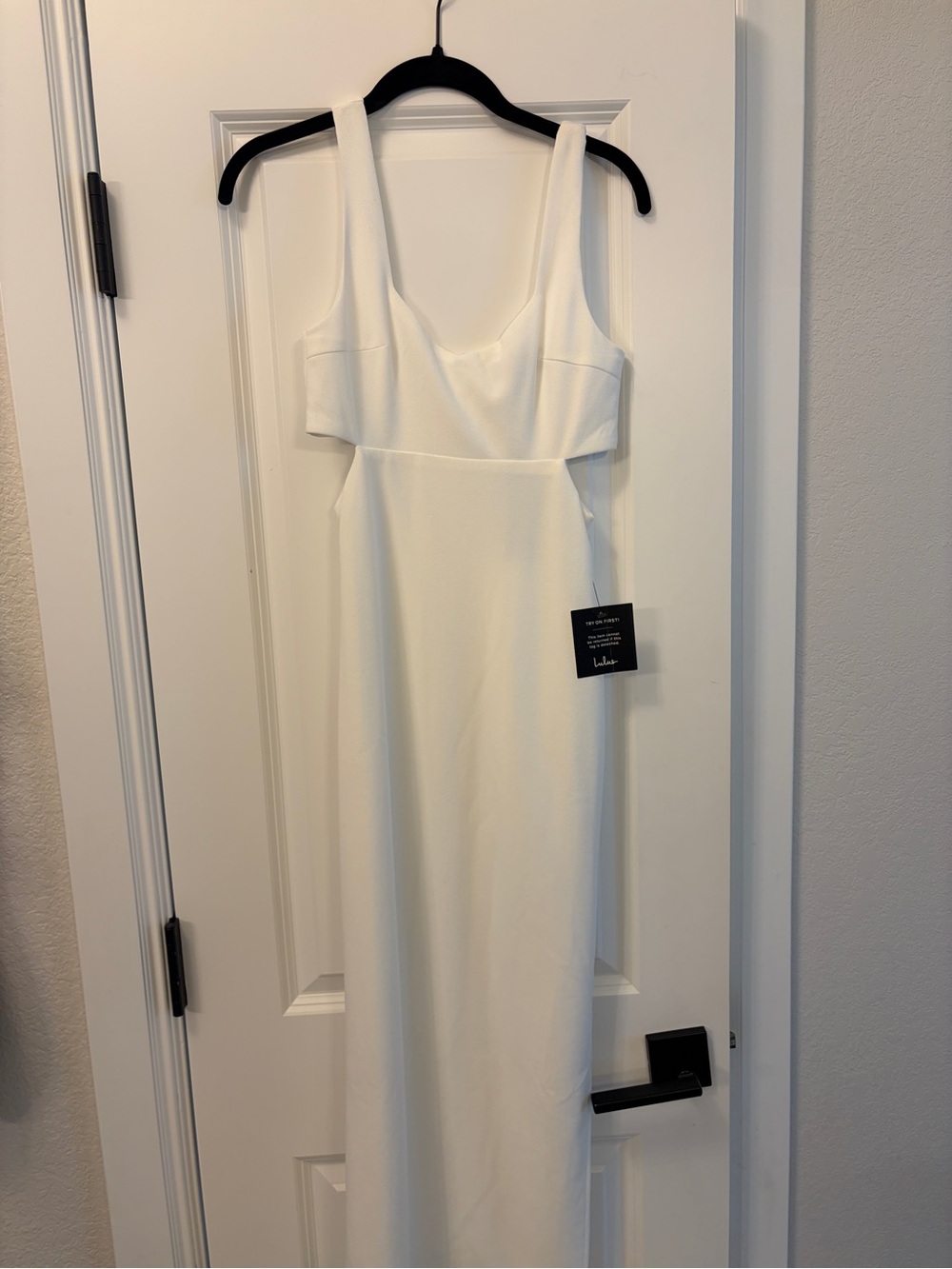 Lulu's White Cutout Maxi Dress